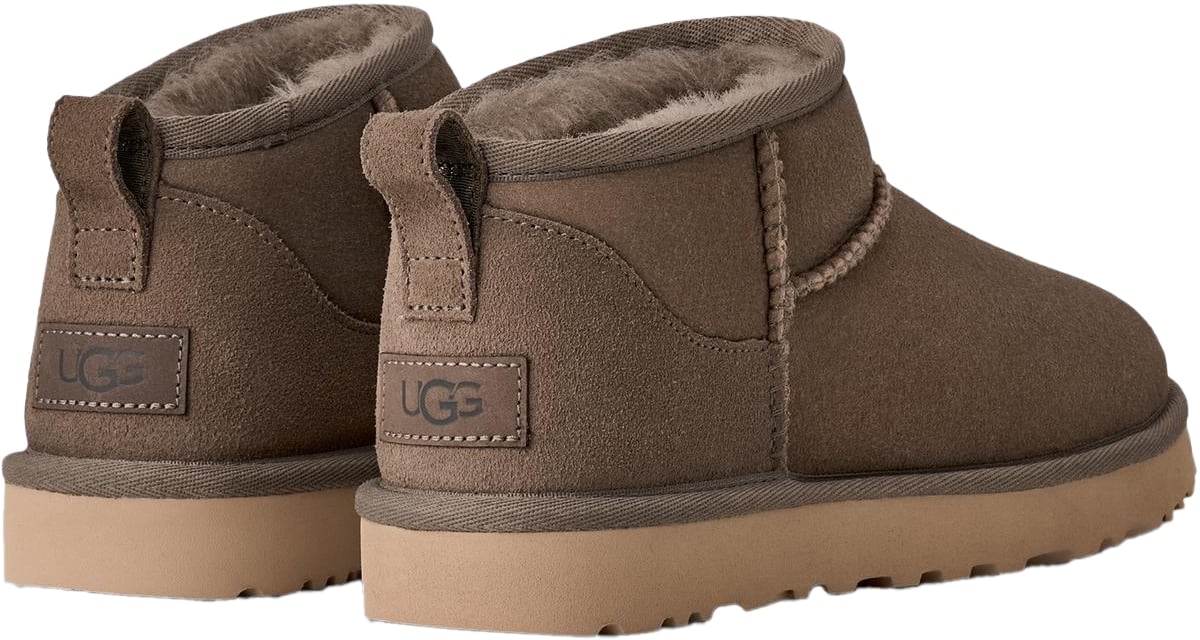 UGG Dames Ultra Mini Dried Orega Taupe Grijs