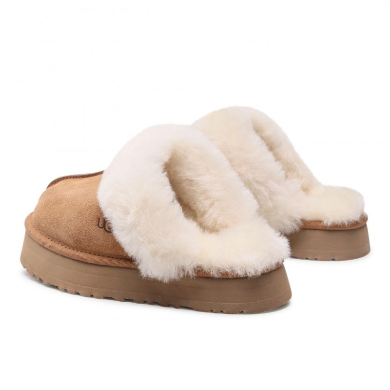 UGG UGG Disquette Slipper Chestnut Beige