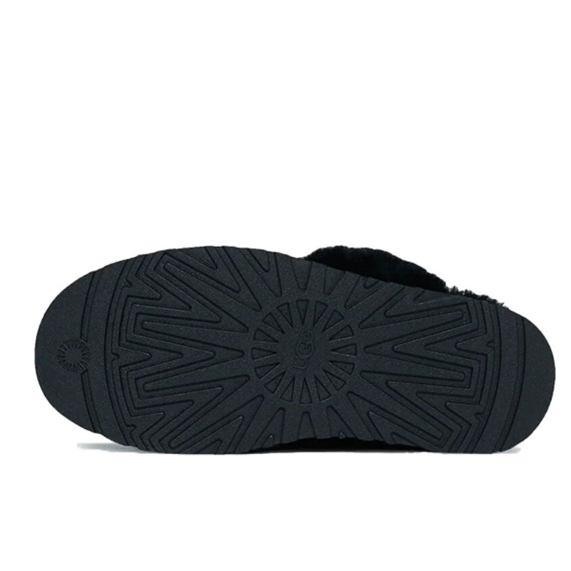 UGG UGG Disquette Slipper Black Zwart