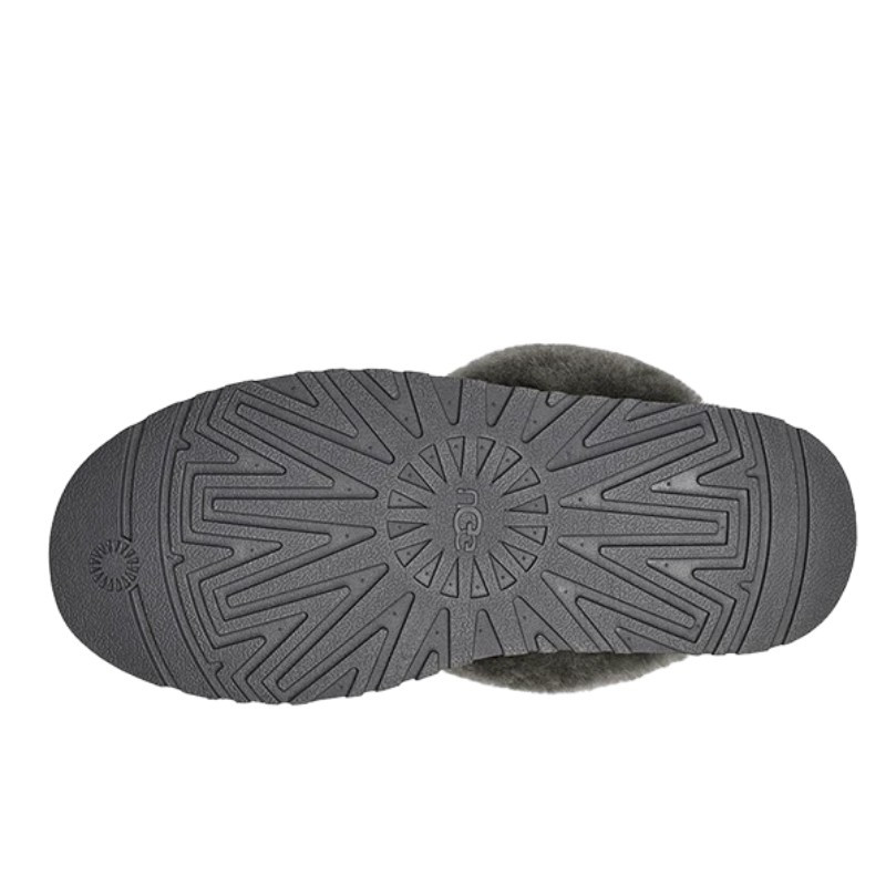 UGG UGG Disquette Slipper Charcoal Grijs