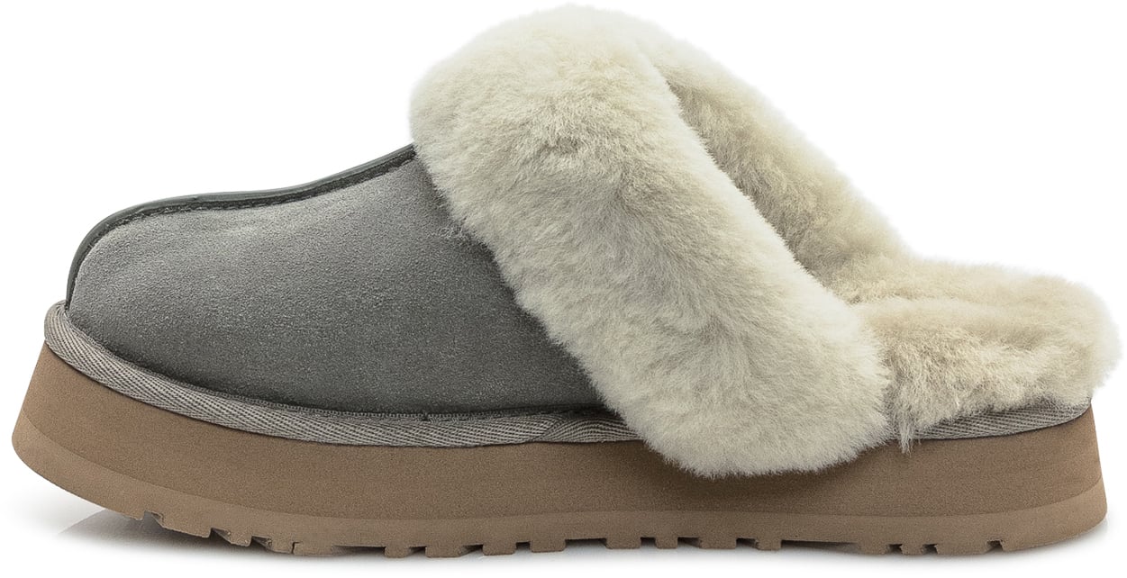 UGG UGG Pantofole W Disquette in Shearling Grigio Groen