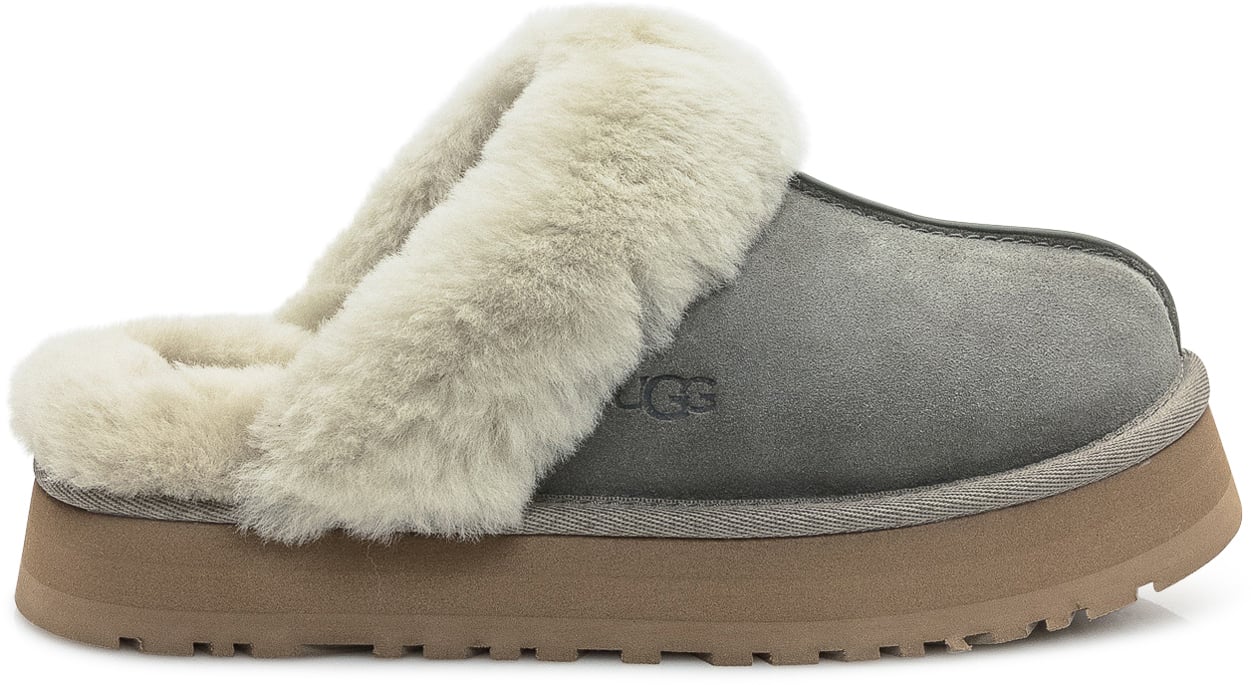 UGG UGG Pantofole W Disquette in Shearling Grigio Groen
