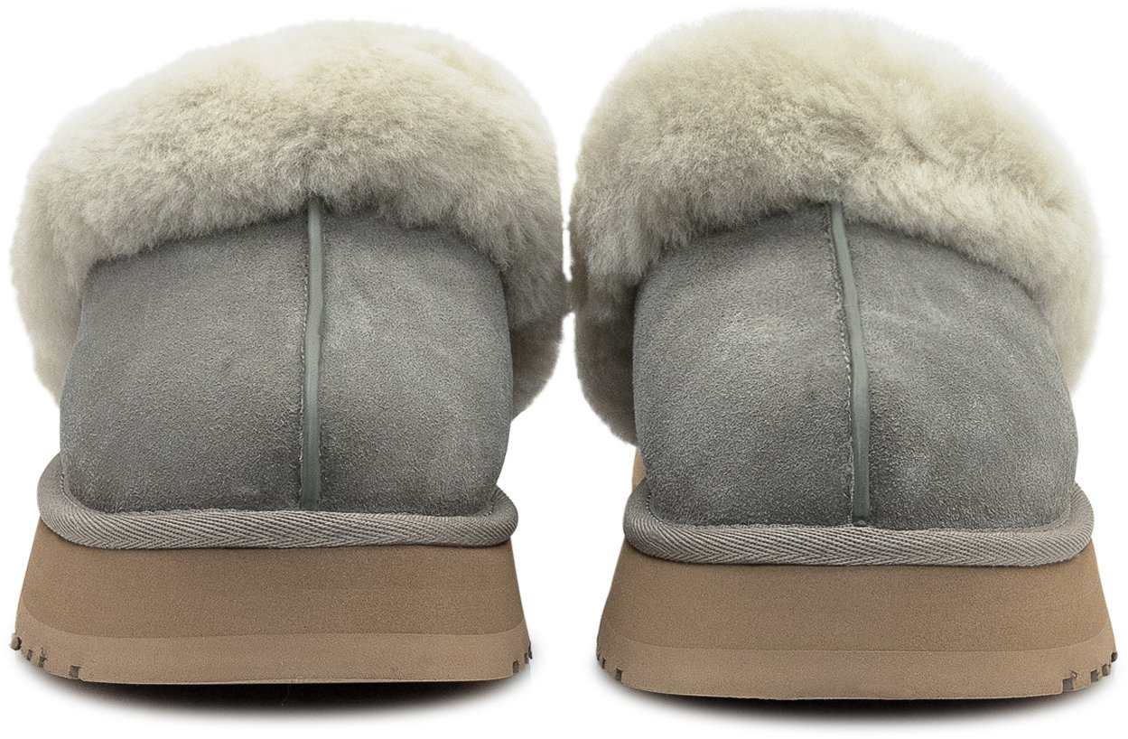 UGG UGG Pantofole W Disquette in Shearling Grigio Groen