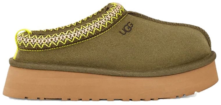 UGG UGG Tazz Slipper Burnt Olive Geel