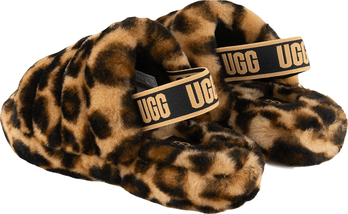 UGG UGG Kinder Meisjes Sloffen Panter Dierenprint