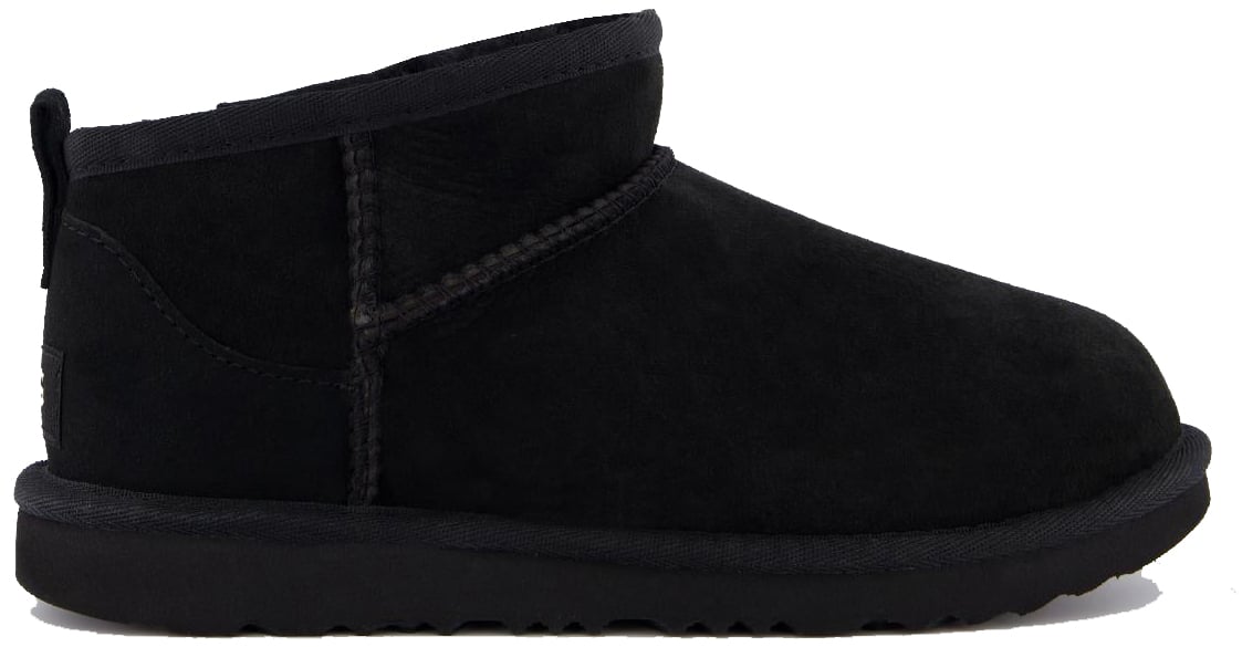 UGG Kids Classic Ultra Mini Zwart Zwart