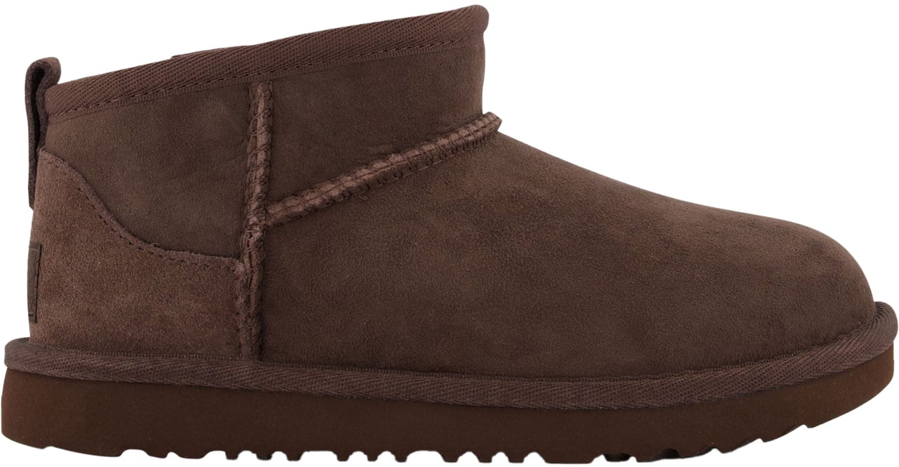 UGG UGG Ultra Mini Unisex Laarzen In Donker Bruin Bruin