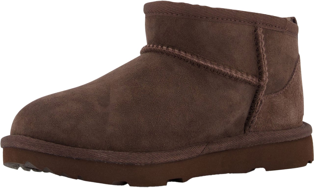 UGG UGG Ultra Mini Unisex Laarzen In Donker Bruin Bruin