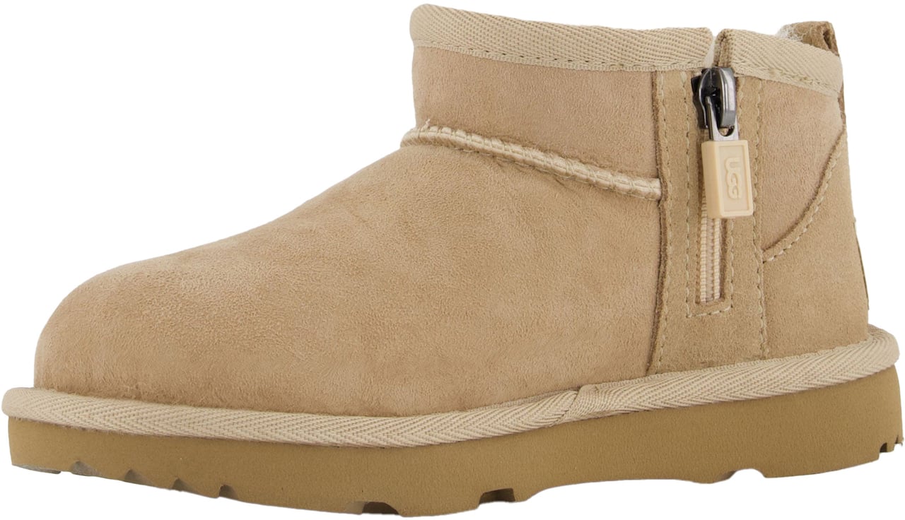 UGG UGG Ultra Mini Unisex Laarzen In Zand Taupe