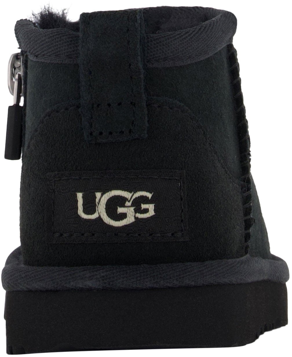 UGG UGG Ultra Mini Unisex Laarzen In Zwart Zwart