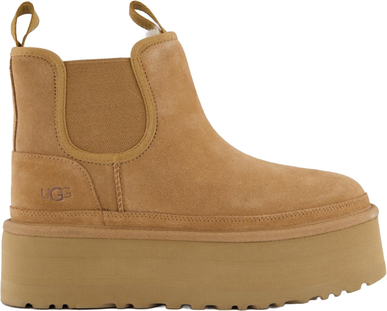 UGG Dames NeumelPlatformChelsea Chestnut Beige