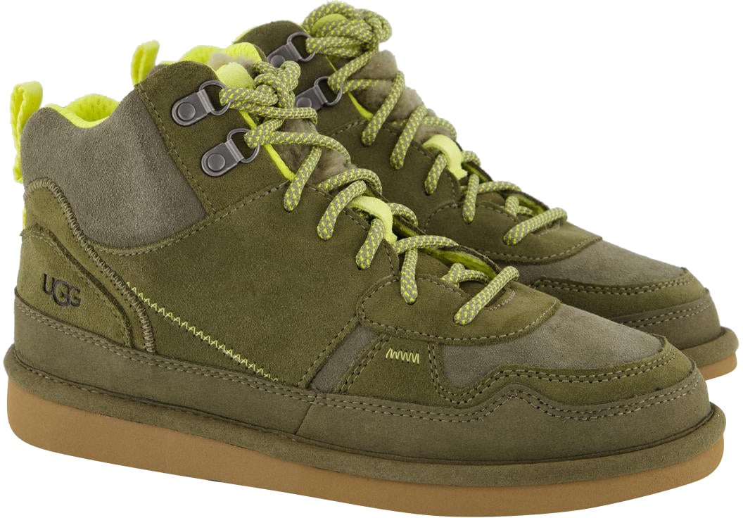 UGG Kids Highland Hi Heritage Bunrt Oli Groen