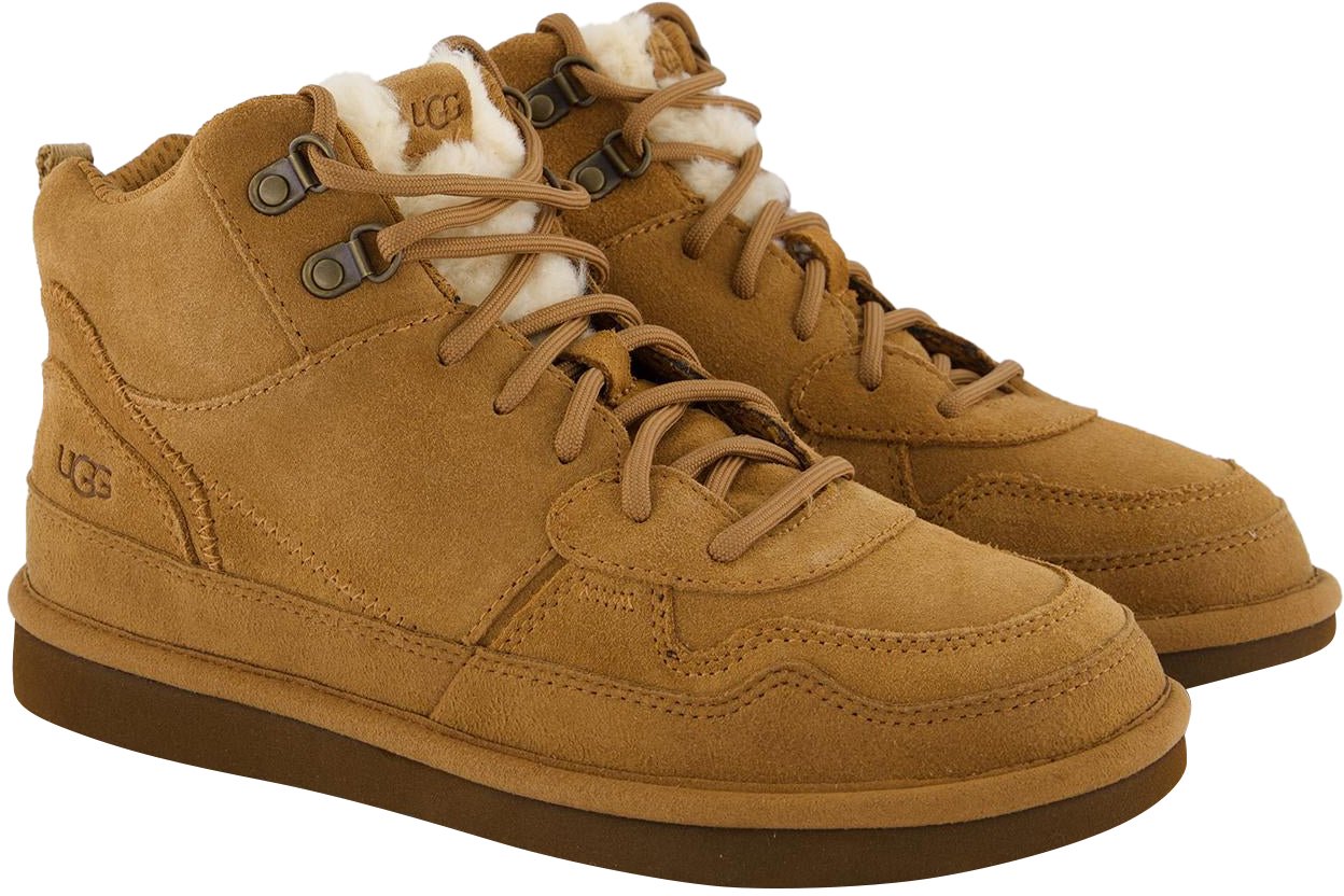UGG Kids Highland Hi Heritage Chestnut Beige