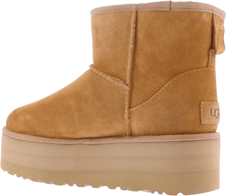 UGG Dames Classic Mini Platform Chestnut Beige