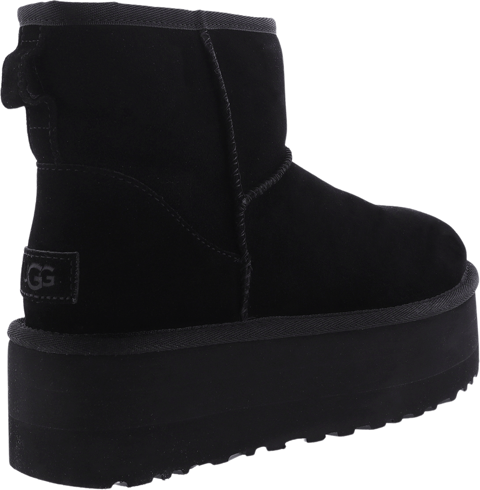 UGG Dames Classic Mini Platform Zwart Zwart