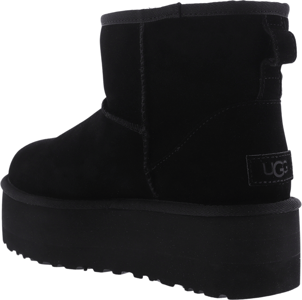 UGG Dames Classic Mini Platform Zwart Zwart