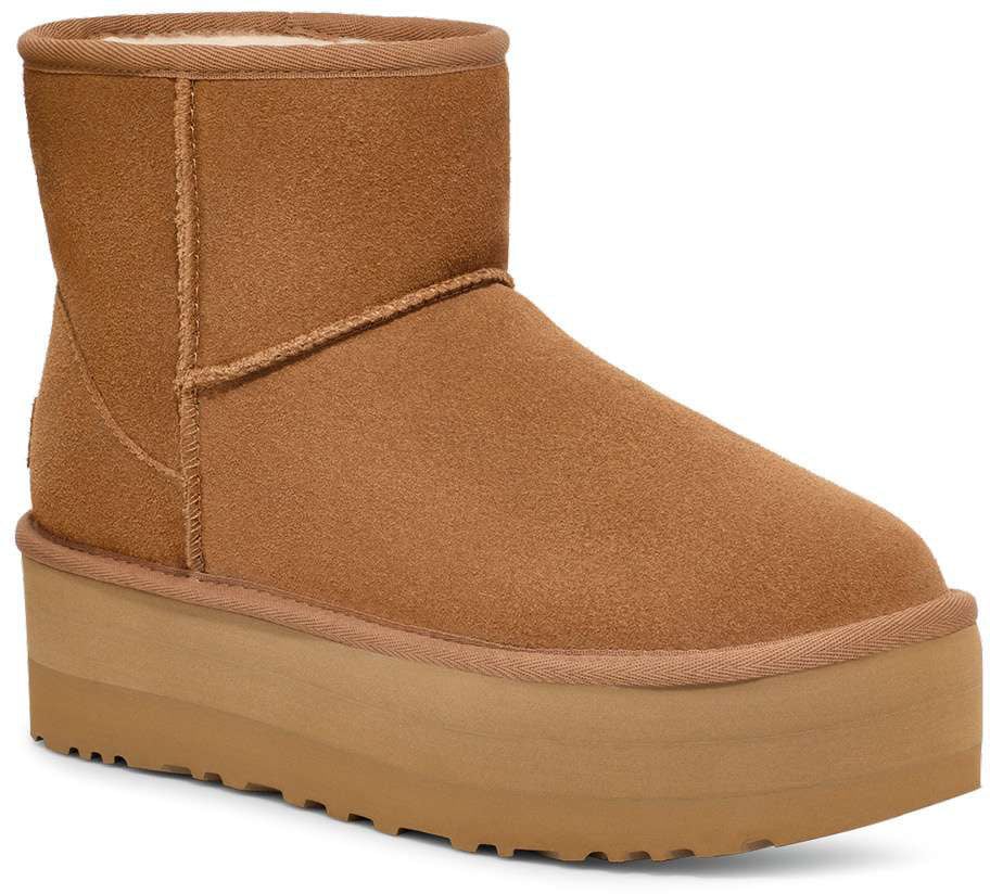 UGG Classic Mini Platform Cuoio Bruin