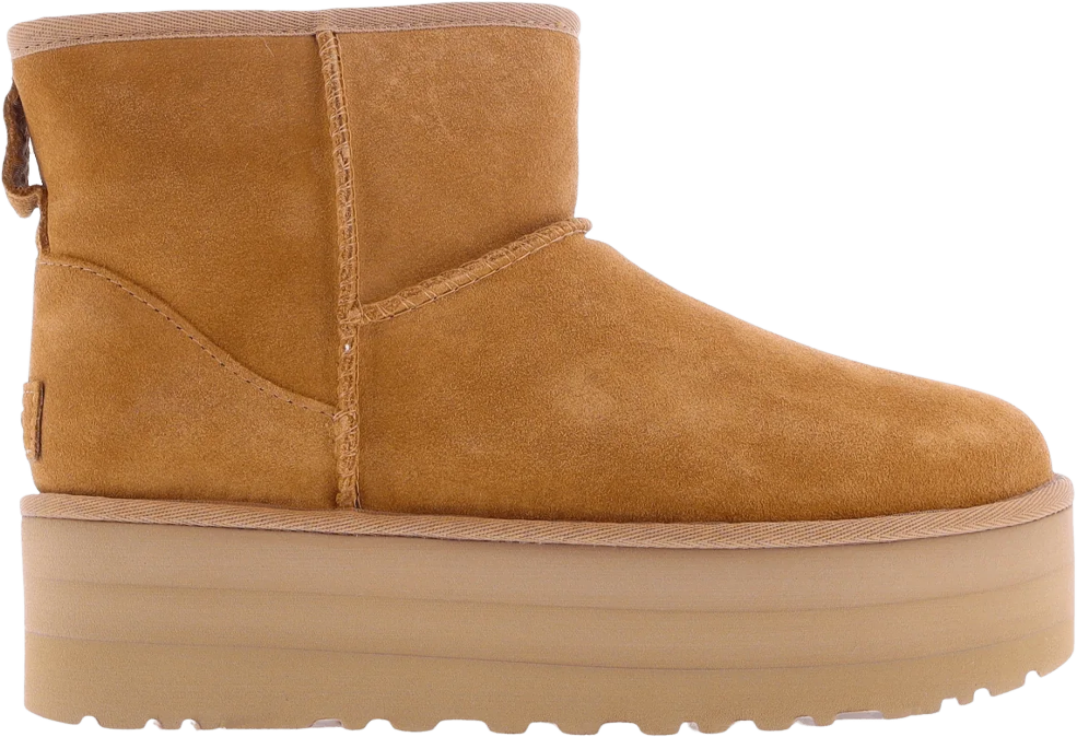 UGG Dames Classic Mini Platform Chestnut Beige