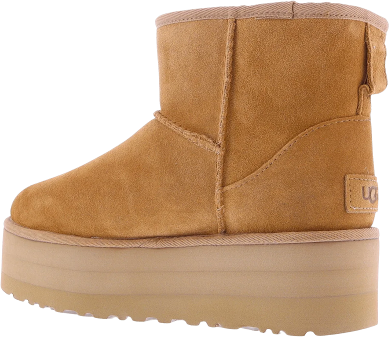 UGG Dames Classic Mini Platform Chestnut Beige