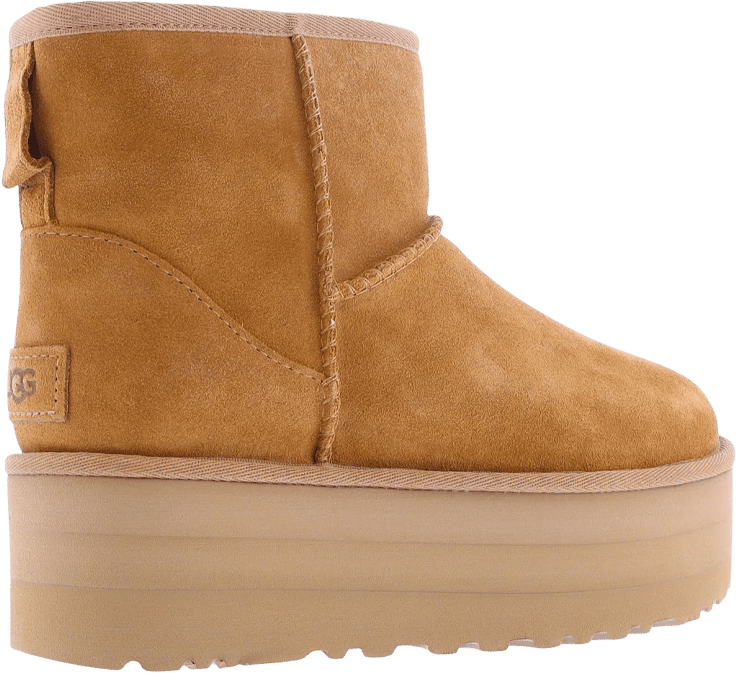 UGG Dames Classic Mini Platform Chestnut Beige
