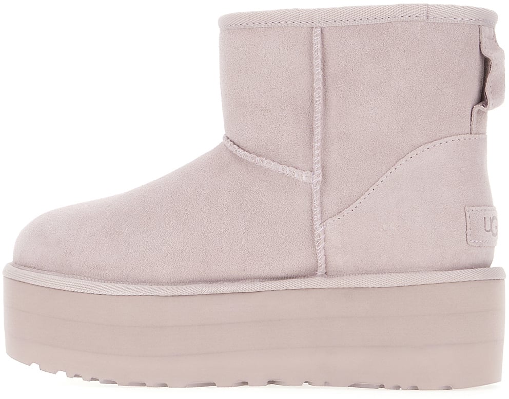 UGG UGG Lilac suede Classic Mini ankle boots Paars