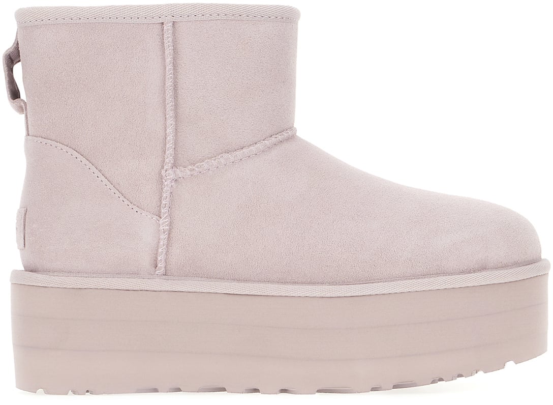 UGG UGG Lilac suede Classic Mini ankle boots Paars
