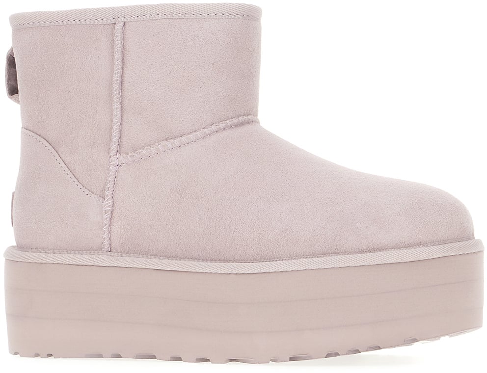 UGG UGG Lilac suede Classic Mini ankle boots Paars