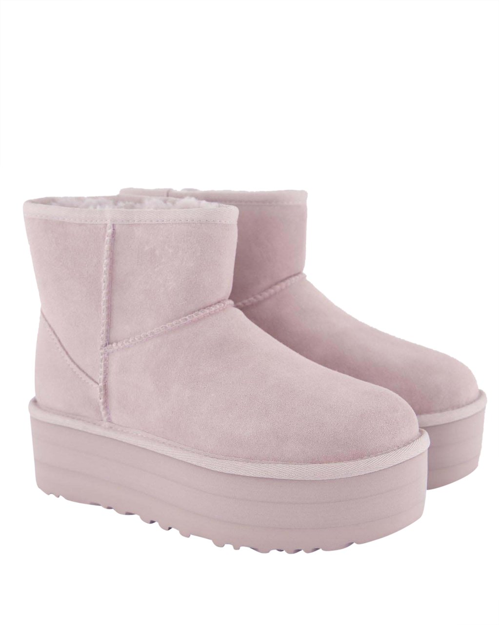 UGG Dames Classic Mini PlatformPaleSmoke Roze