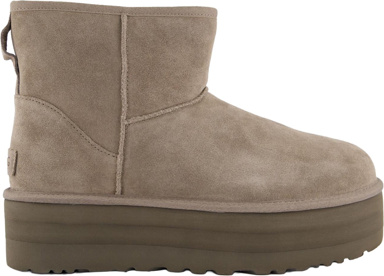 UGG Dames Mini Platform Smoke Plume Grijs
