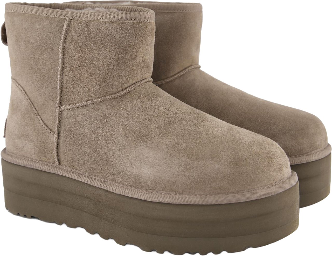 UGG Dames Mini Platform Smoke Plume Grijs