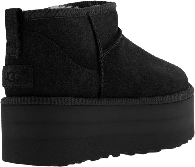 UGG Dames Ultra Mini Platform Zwart Zwart