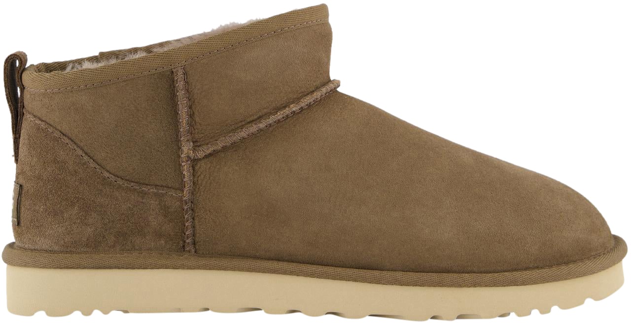 UGG Heren Classic Ultra Mini Hickory Bruin