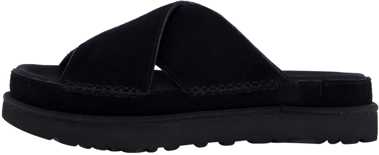 UGG Dames GoldenstarCrossSlide Black Zwart