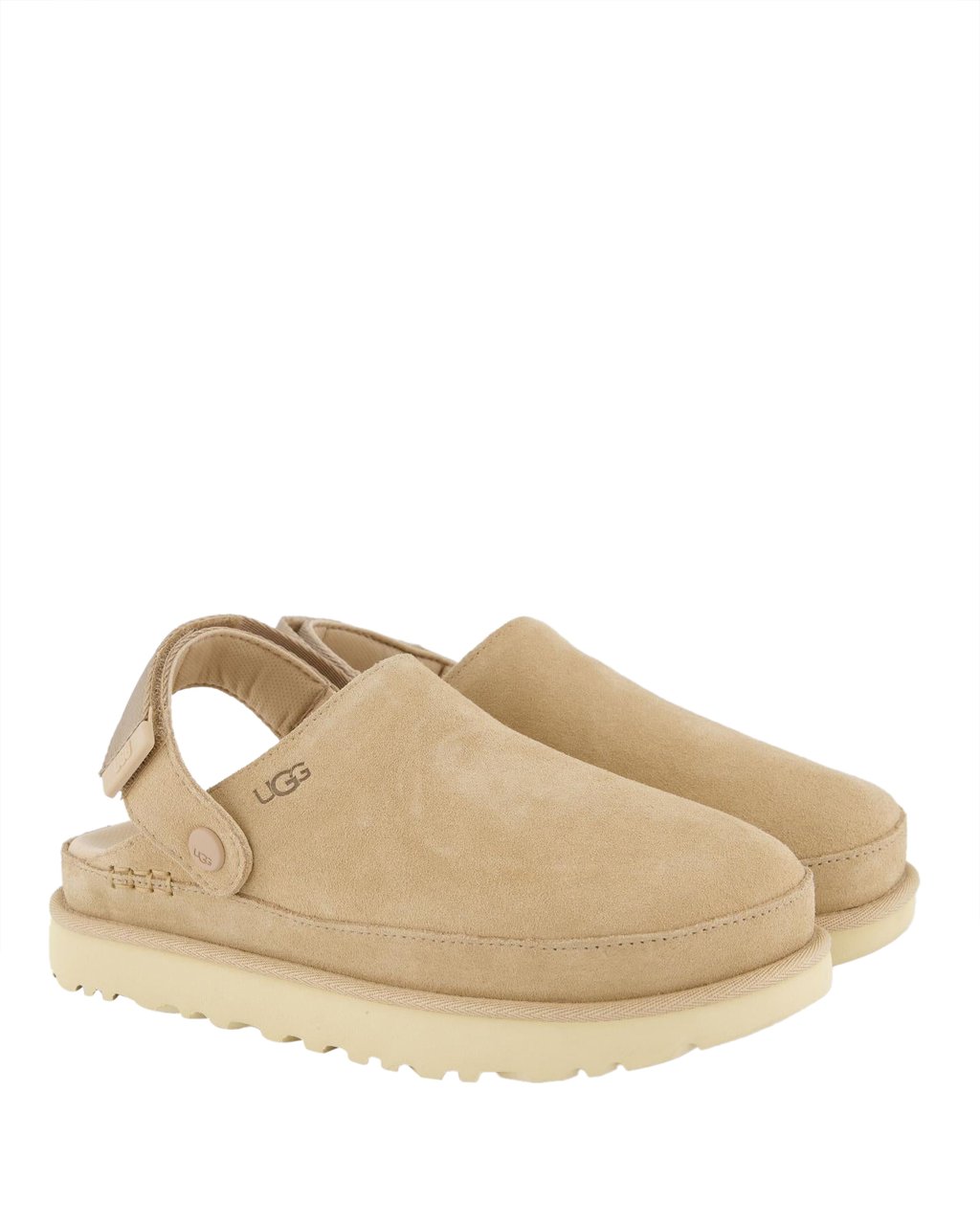 UGG Dames Goldenstar Clog Driftwood Beige