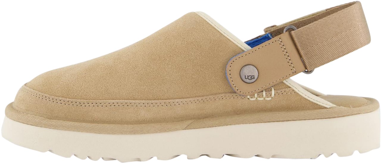 UGG Heren Goldencoast Clog Sand/Santorin Beige