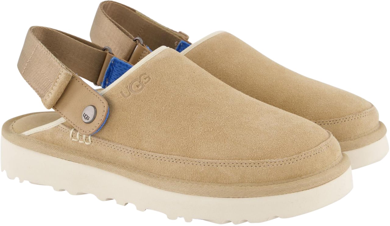 UGG Heren Goldencoast Clog Sand/Santorin Beige