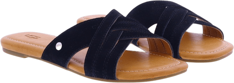 UGG Dames W Kenleigh Slide Zwart