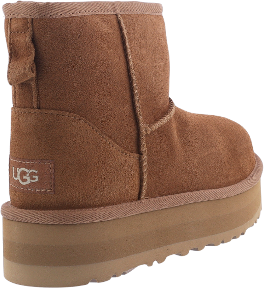 UGG Kids Classic Mini Platform Chestnut Beige