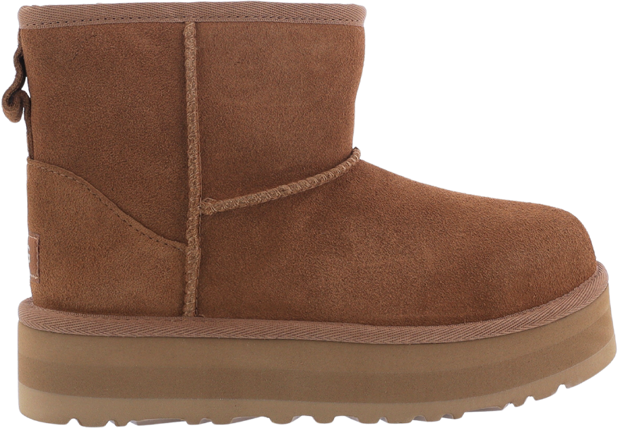 UGG Kids Classic Mini Platform Chestnut Beige
