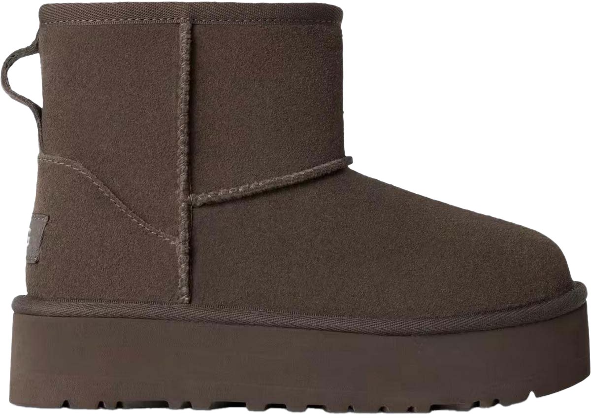 UGG Kids Classic Mini Platform Zwart Geel