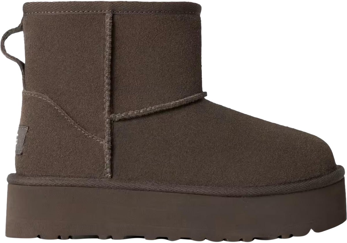 UGG Kids Classic Mini Platform ThunderC Grijs