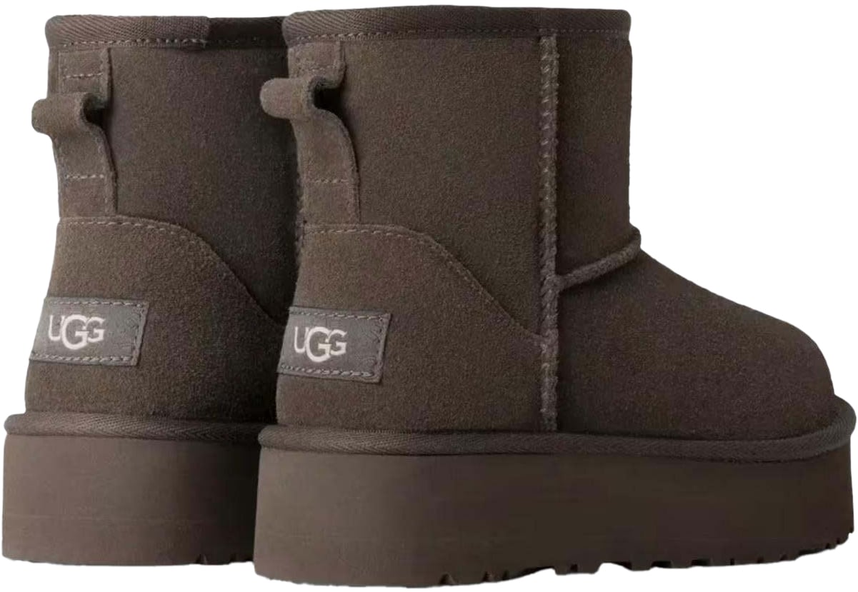 UGG Kids Classic Mini Platform Zwart Geel