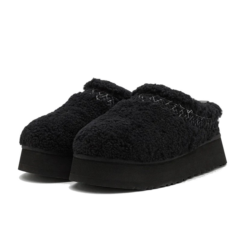 UGG UGG Tazz Slipper Heritage Braid Black Zwart