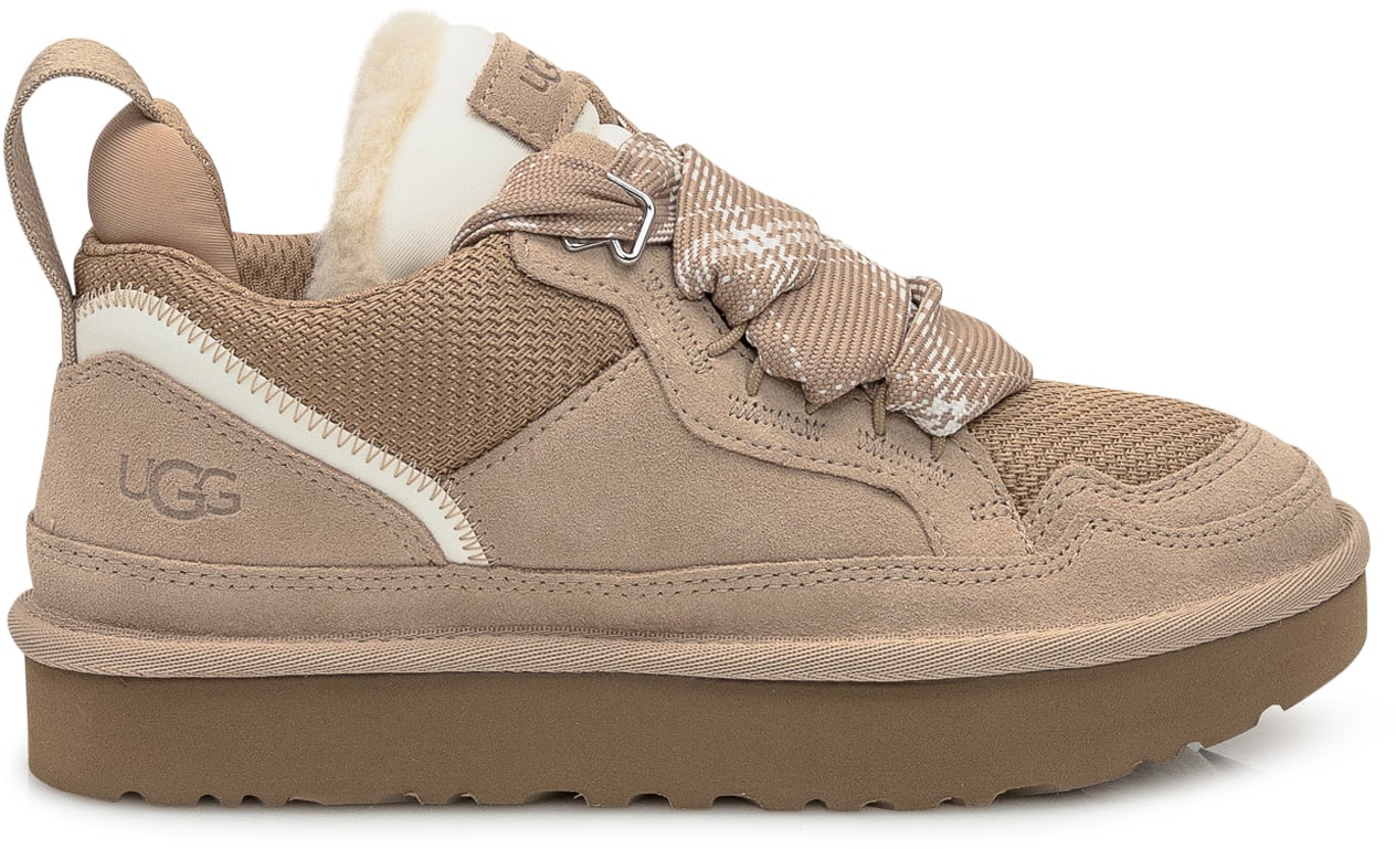 UGG UGG Sneakers in Suede e Mesh con Shearling Bruin