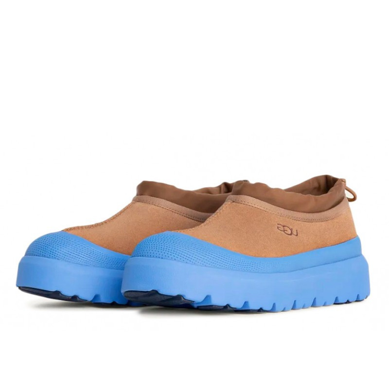 UGG UGG Tasman Weather Hybrid Slipper Chestnut Big Sky Blauw