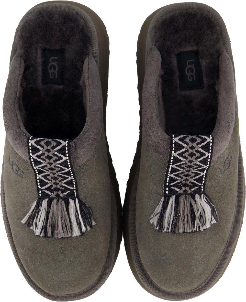 UGG Dames Tazzle Charcoal pantoffels Grijs