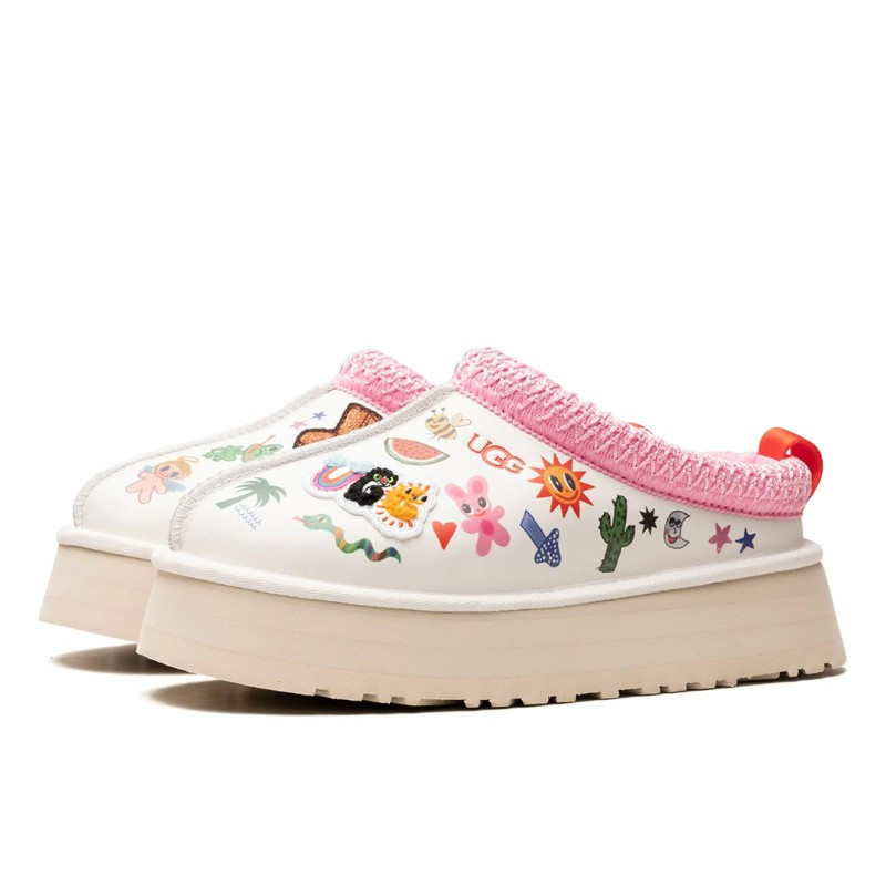 UGG UGG Tazz Slipper Humberto Cruz Pop Sketch Wit