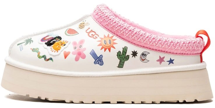 UGG UGG Tazz Slipper Humberto Cruz Pop Sketch Wit