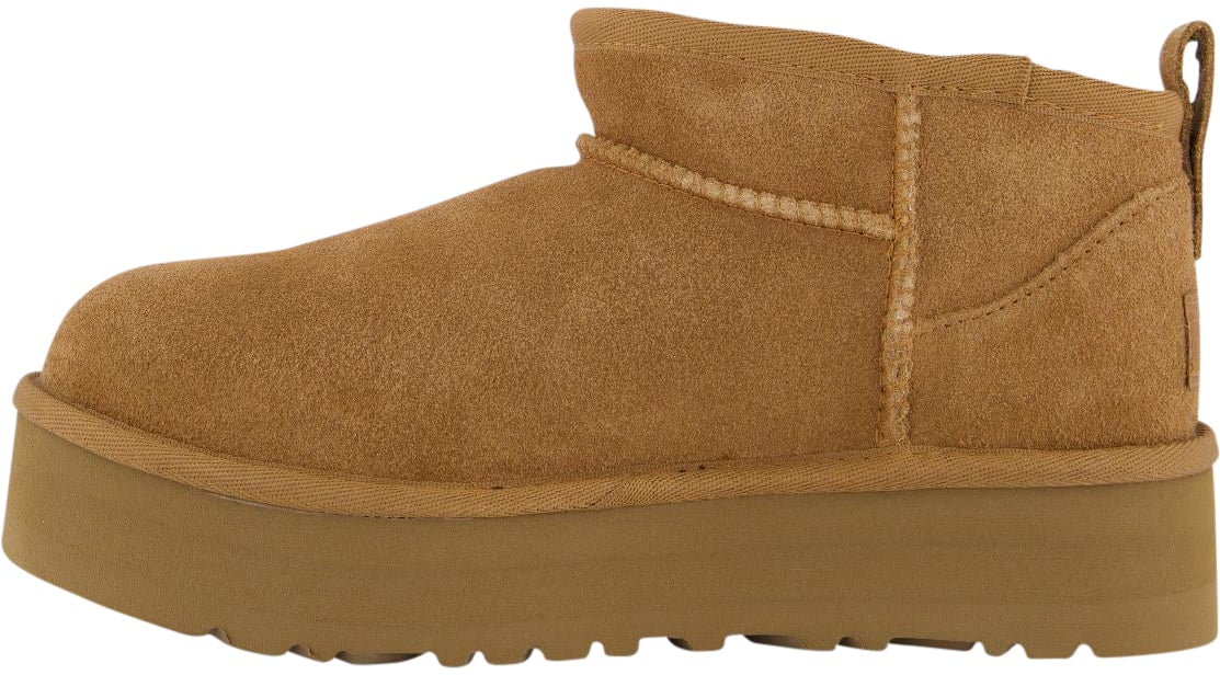 UGG Kids Ultramini Platform Chestnut Beige