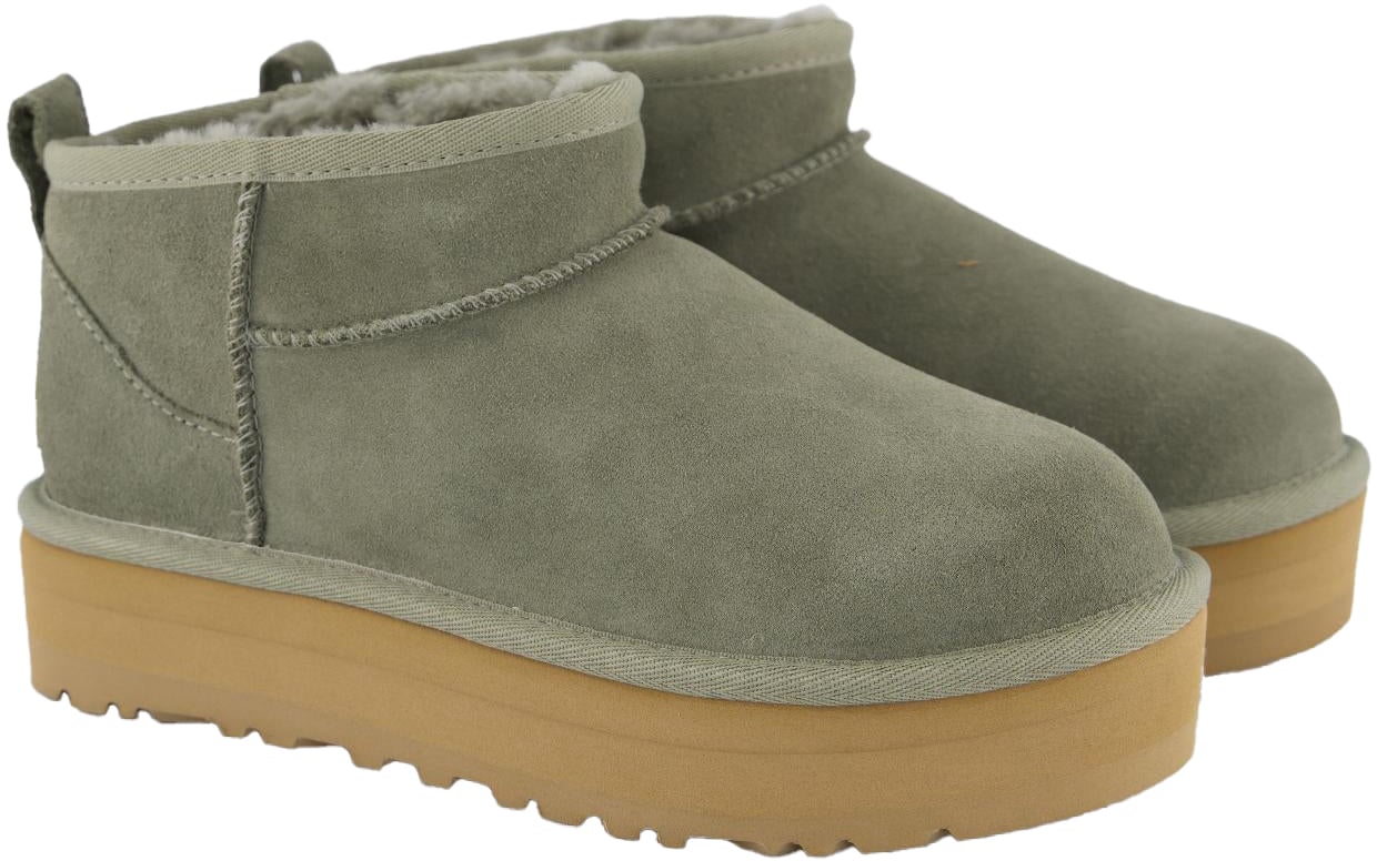 UGG Kids Ultra Mini Platform Moss Green Groen
